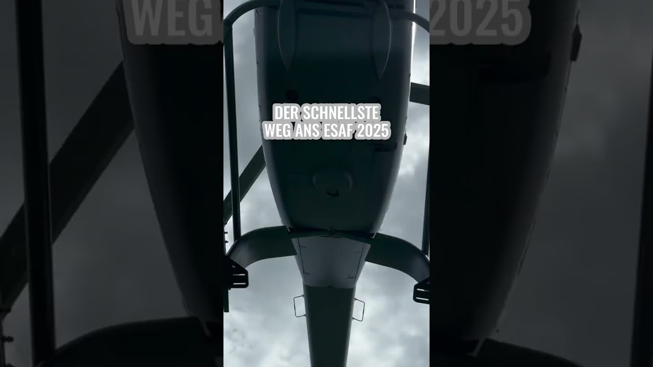 Der Schnelsste Weg ans ESAF 2025 | Linth Air Service AG