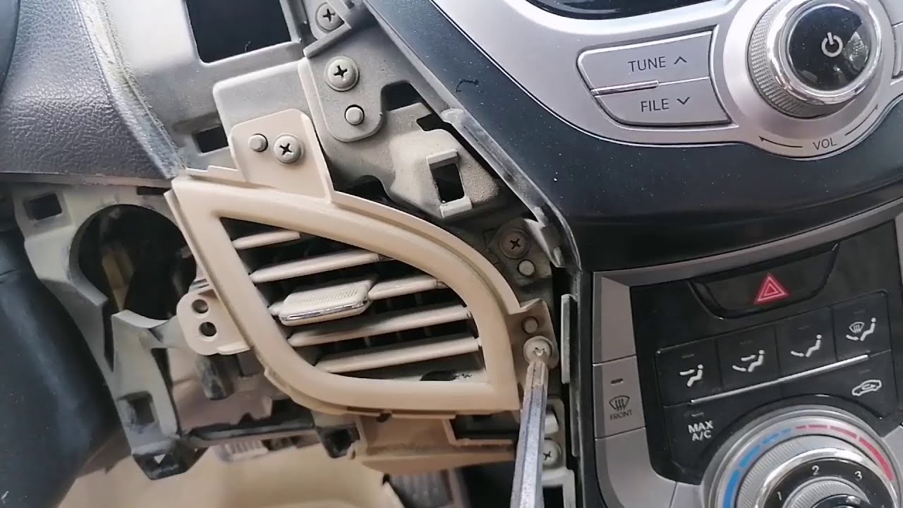 طريقة فتح شبابيك أو دكتات تبريد السيارة أو طريقة فتح نافذات التبريد هونداي