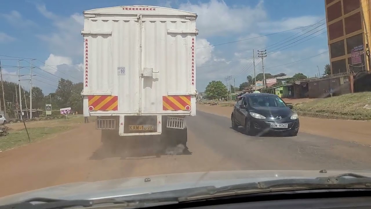 The new bypass from Ruaka to wangige limuru.