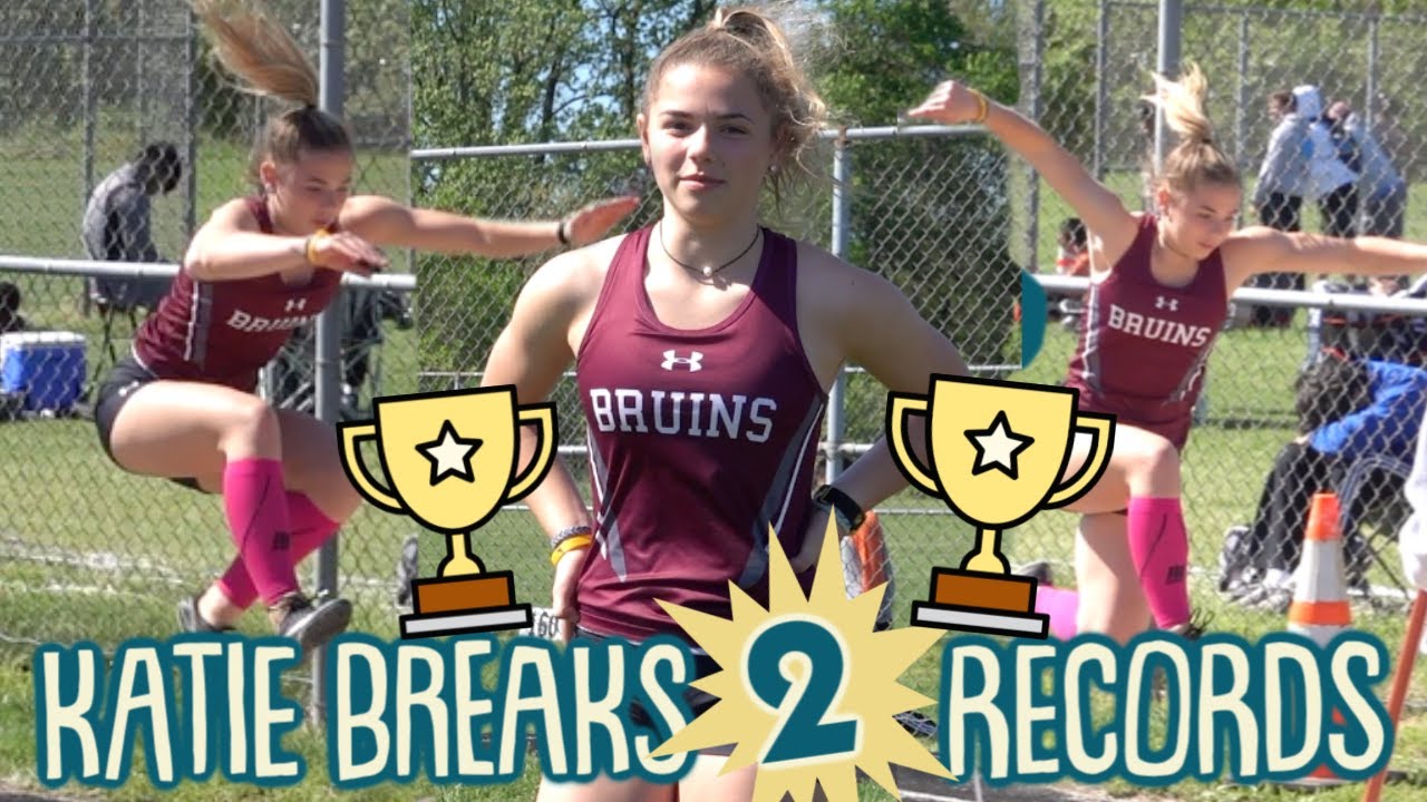 It's Katie Setting TWO New Records at Her High School Track Meet + Brennan's Confirmation!!