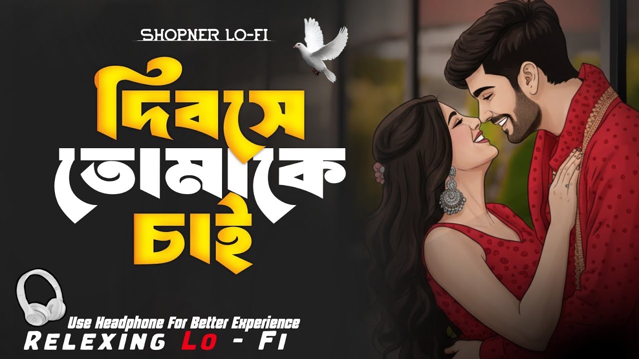 Dibose Tomake Chai | দিবসে তোমাকে চাই | Relaxing Lo-Fi Version | Bangla Lofi Song | Romantic Lofi |