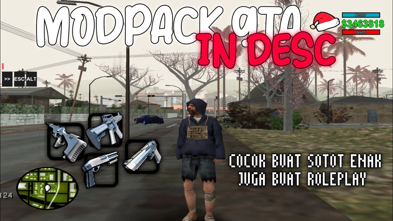 MODPACK GTA IN DESC COCOK BUAT SOTOT DAN ROLEPLAY || GTA SAMP ANDROID