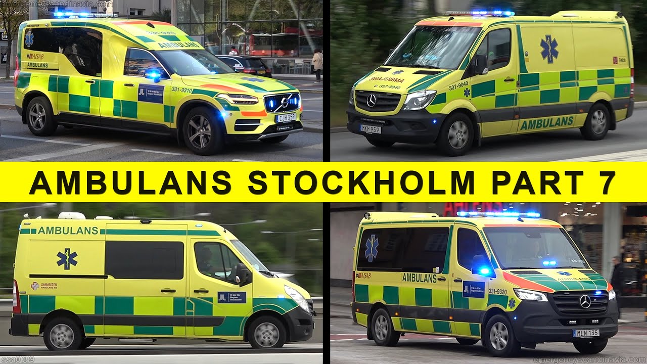 Ambulans Stockholm utryckning/responding (collection) part 7