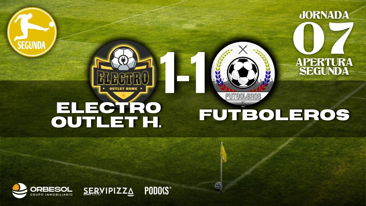 AP.J07 · ELECTRO OUTLET 1-1 FUTBOLEROS (2ºDIVISION)