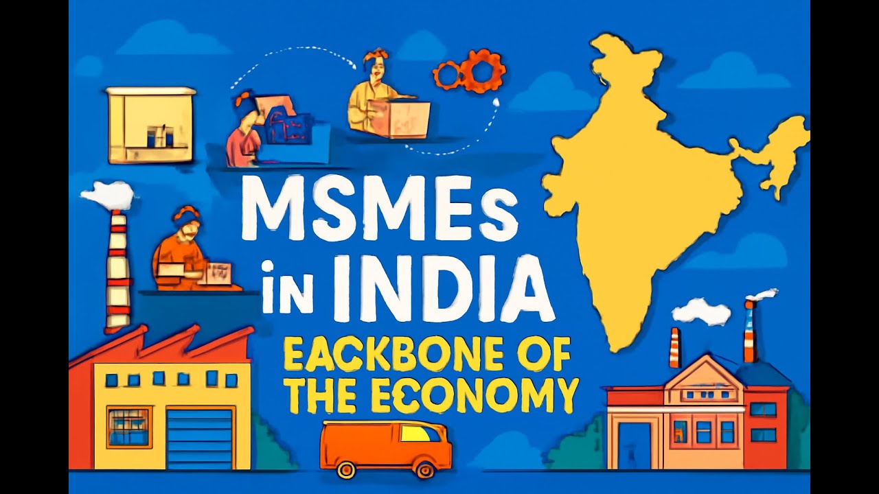 MSMEs in India &ndash; Backbone of the Economy | UPSC Current Affairs 2025 I  MSMEs in India UPSC