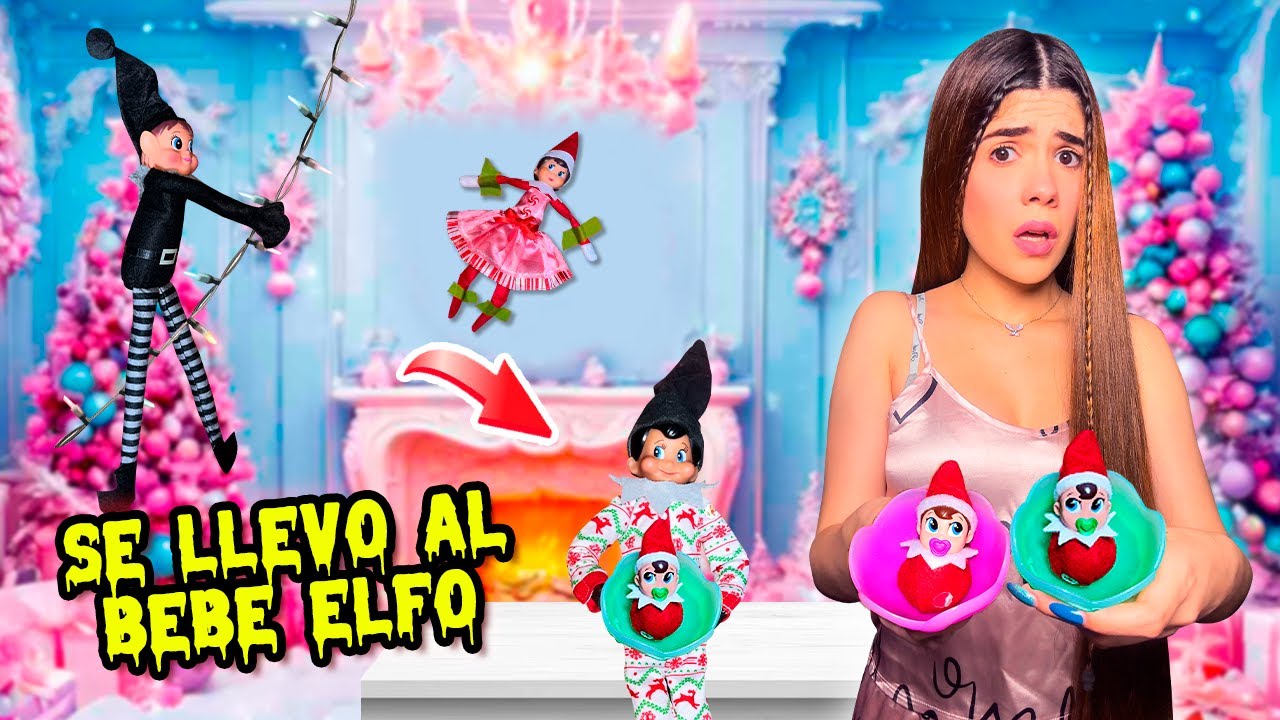 LOS ELFOS OSCUROS se llevaron a UNO DE MIS BEB&Eacute;S ELFO y lo GRAB&Eacute; TODO😨🫣 (Noche 4🌛) | Ani Cat😻