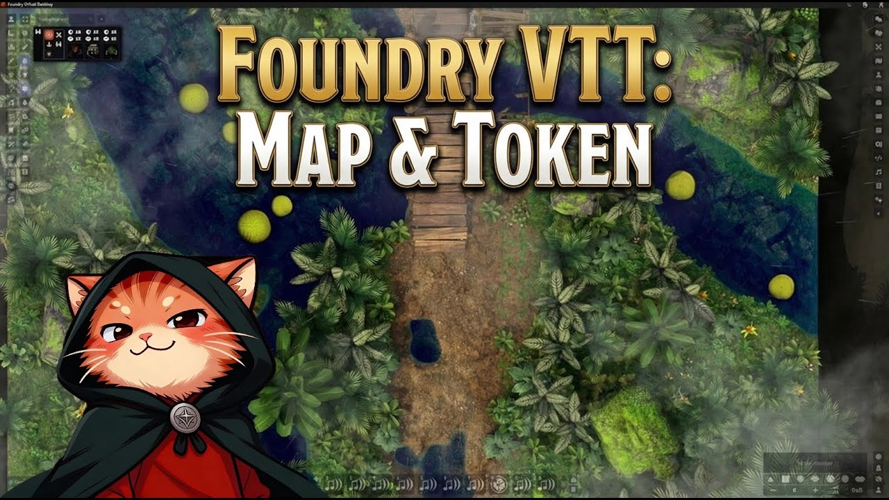 Как добавить карту и токен в Foundry VTT v13 | Учебное пособие