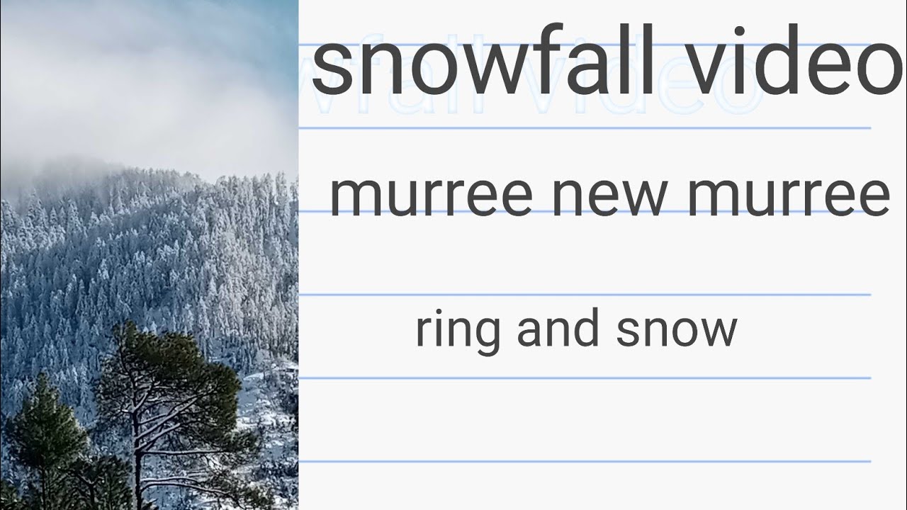 murree snowfall video.snowfall video.my frist vlog snowfall.new murree snowfall video