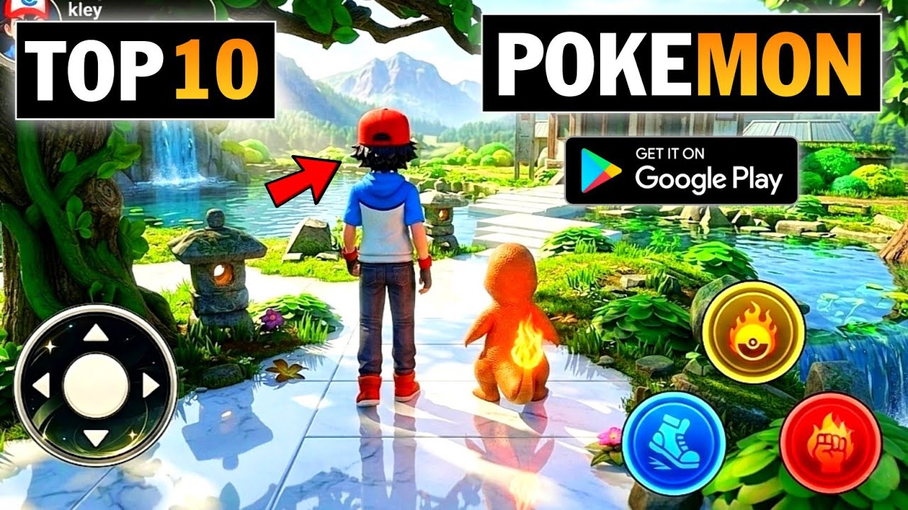 Top 10 Working Pokemon Games For Android | That Are 100% Working 🔥