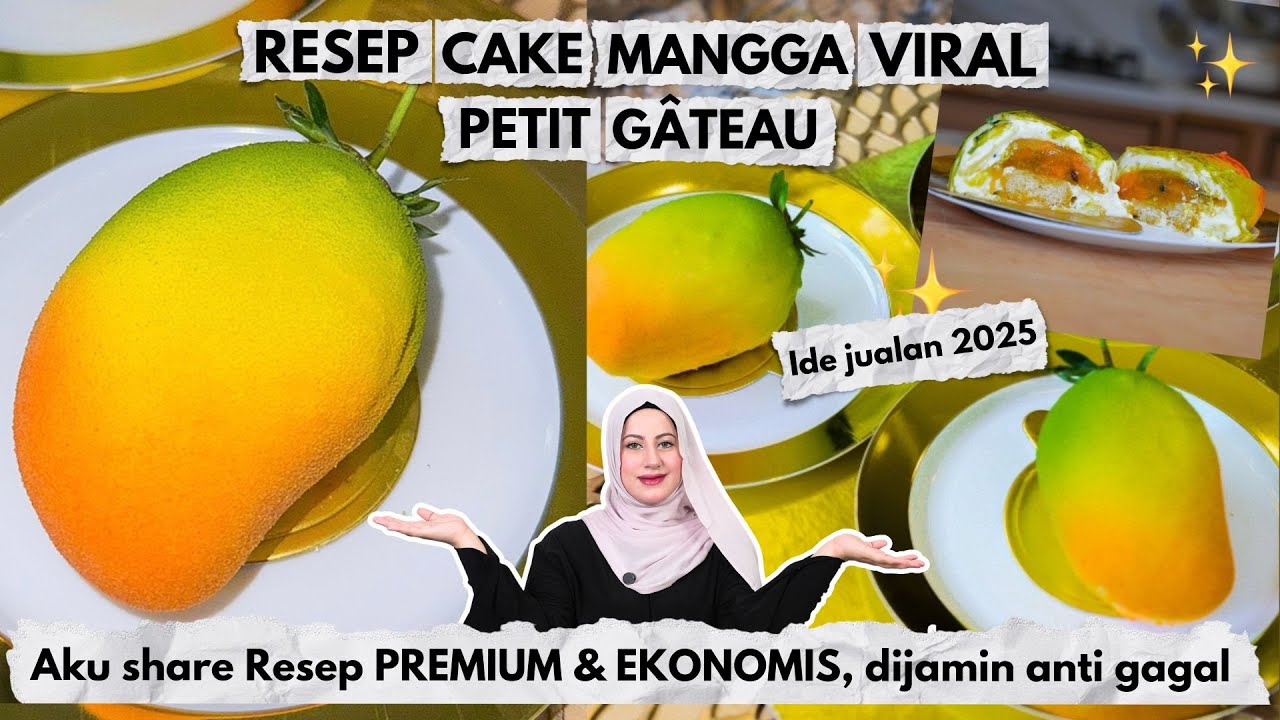 TASYI RESEP VIRAL PETIT G&Acirc;TEAU MANGGA 2025 &ndash; CANTIK & LUMER! &ndash; Siapa yang Belum Coba?!
