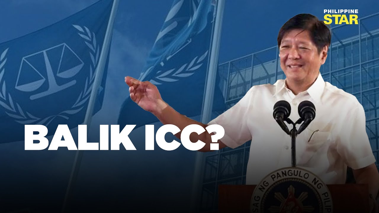 Marcos, kinokonsidera ang pagbalik ng Pilipinas sa ICC