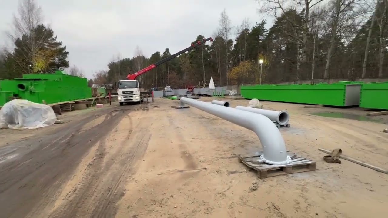 Заключительные этапы сборки земснаряда 2000/63 для покупателя