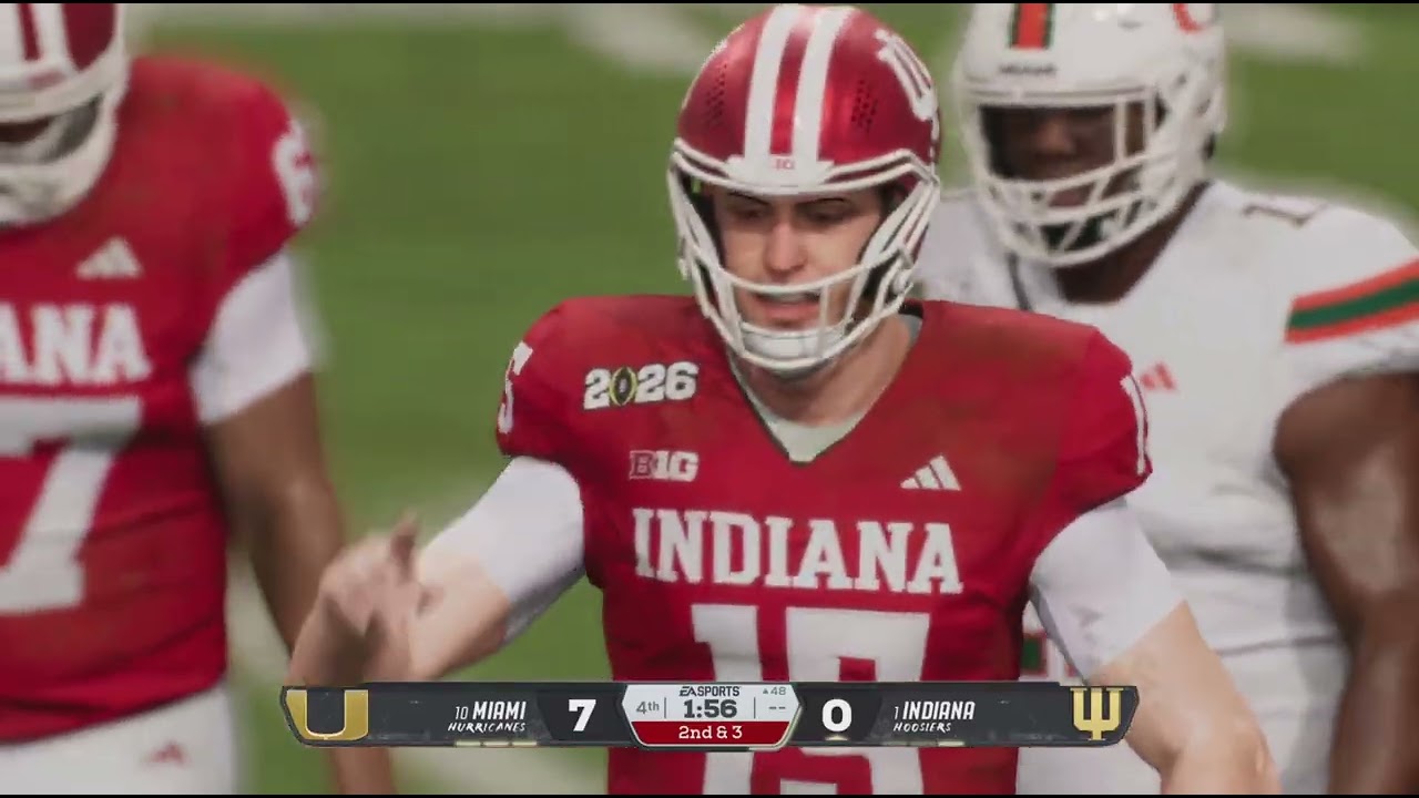 Miami vs Indiana #Indiana#Miami#CFB26#CFP#CollegeFootball#NationalChampionship