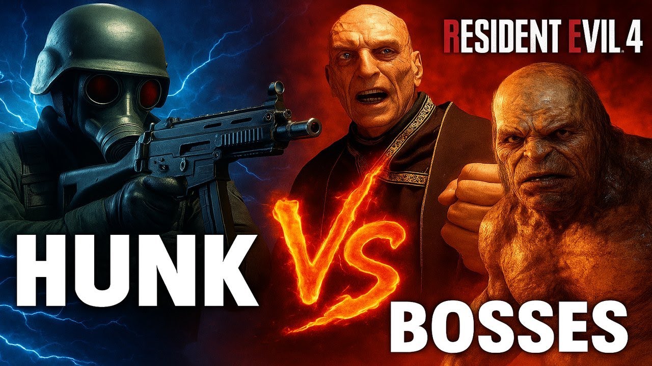 Max Level LE5 VS All Bosses - Resident Evil 4 | With Timestamps - Professional Difficulty