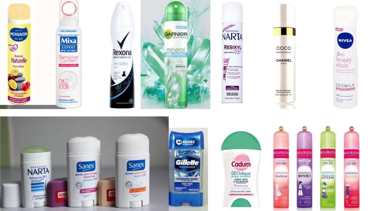 Les meilleurs déodorant pour femme : spray et stick