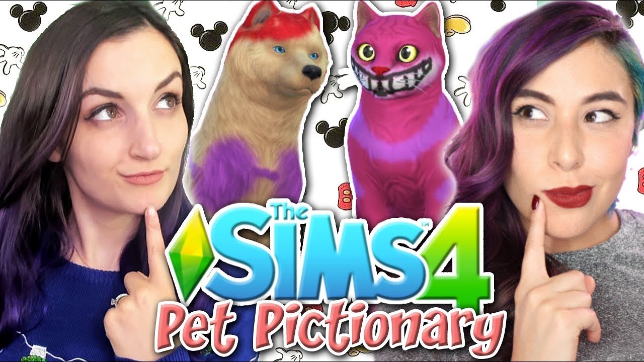 Sims 4 Pet Pictionary Challenge!! (Disney Edition) w/ iHasCupquake
