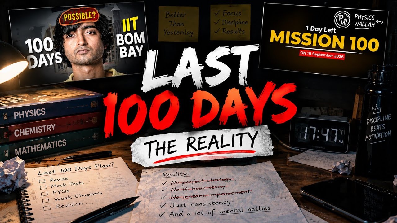 JEE 2027: The Last 100 Days &mdash; The Reality Nobody Tells You