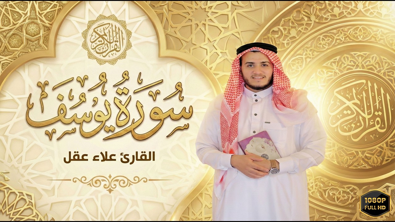 سورة يوسف بصوت جميل راحة وسكينة | شفاء وبركة وحفظ من الشيطان | القارئ علاء عقل,