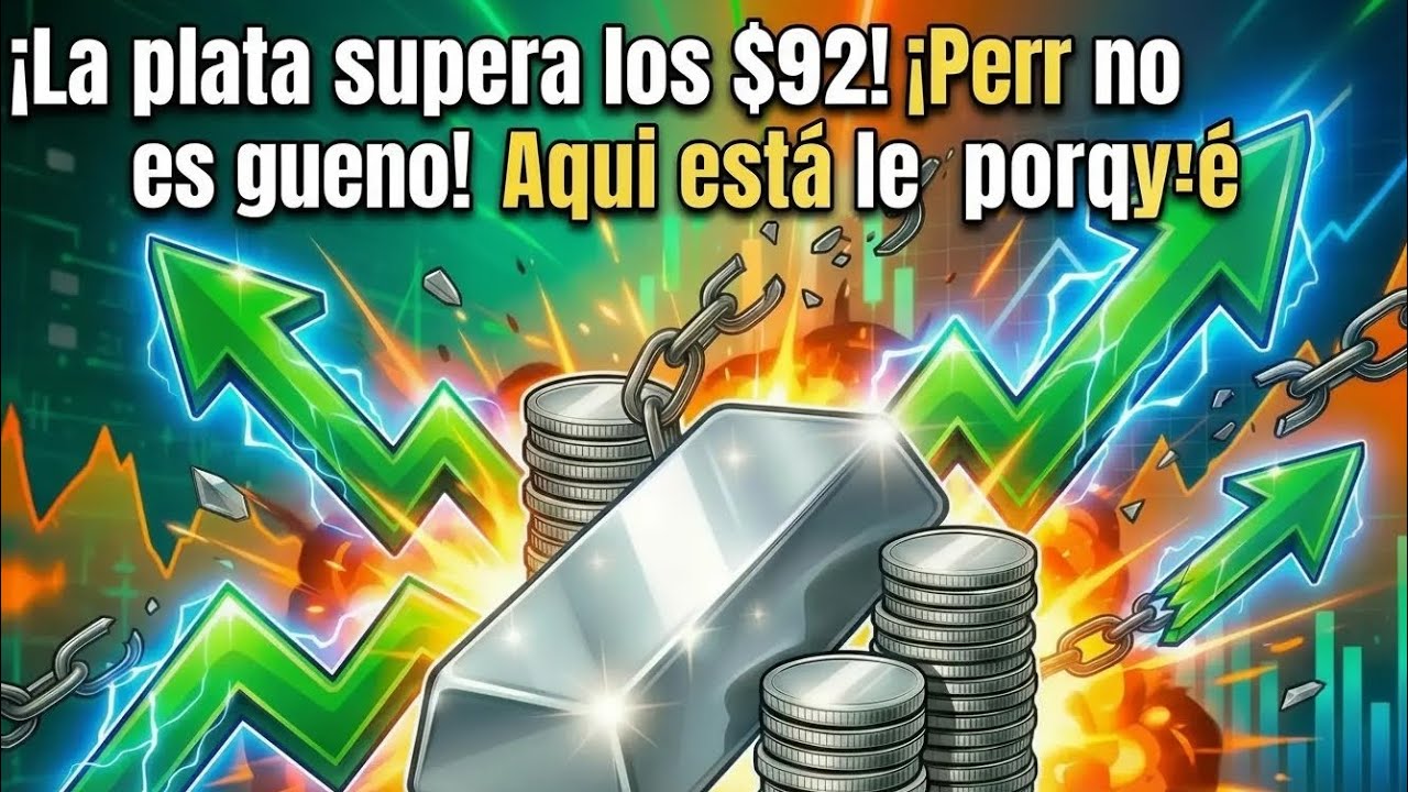 ¡La plata supera los $92! ¡Pero no es bueno! Aquí está el porqué.