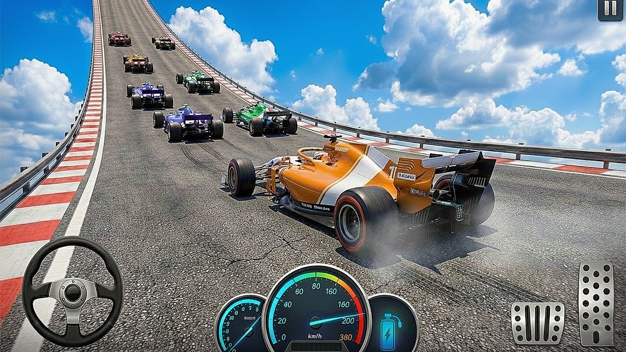 Formula Car: Can It Survive Obstacles at Max Speed? - Mega Ramp Extreme Racing 3D - Android GamePlay