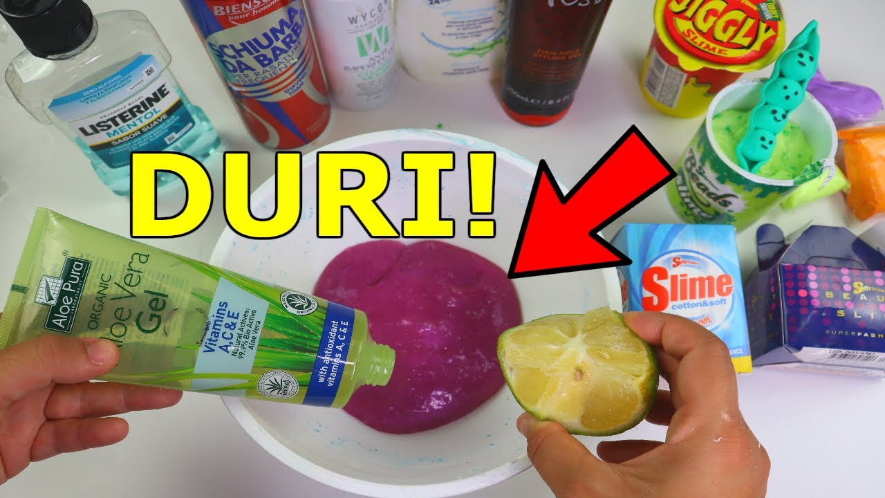 MODIFICO NUOVI SLIME FOOD SKIFIDOL DURI! (DIVENTANO MORBIDI)