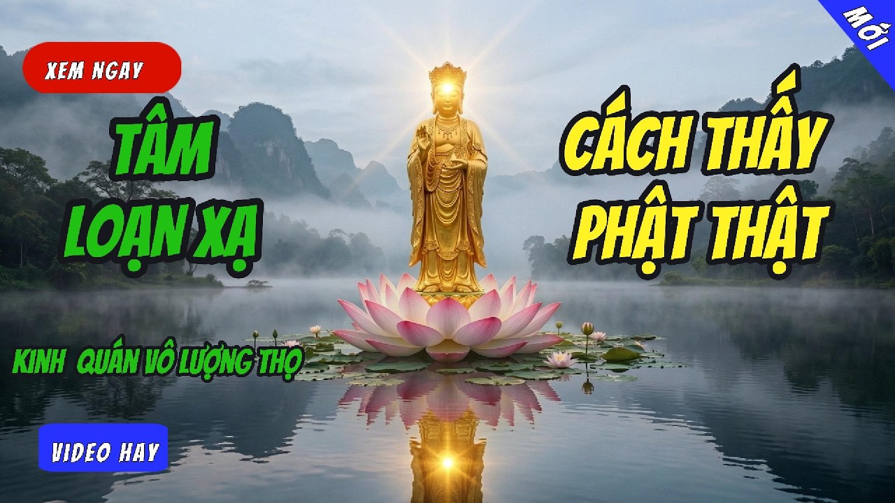 Sự Thật Về Quán Tưởng Phật: Cách Trị Tâm Loạn Để Thấy Hào Quang