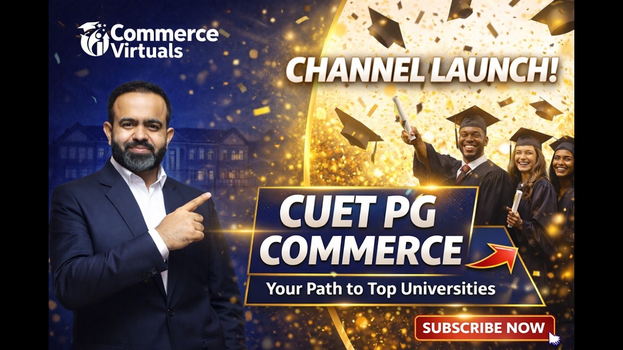 Commerce Virtuals CUET PG is Here | Message from Kirti Tripathi Ma'am | Guided by Bhanwar Borana Sir