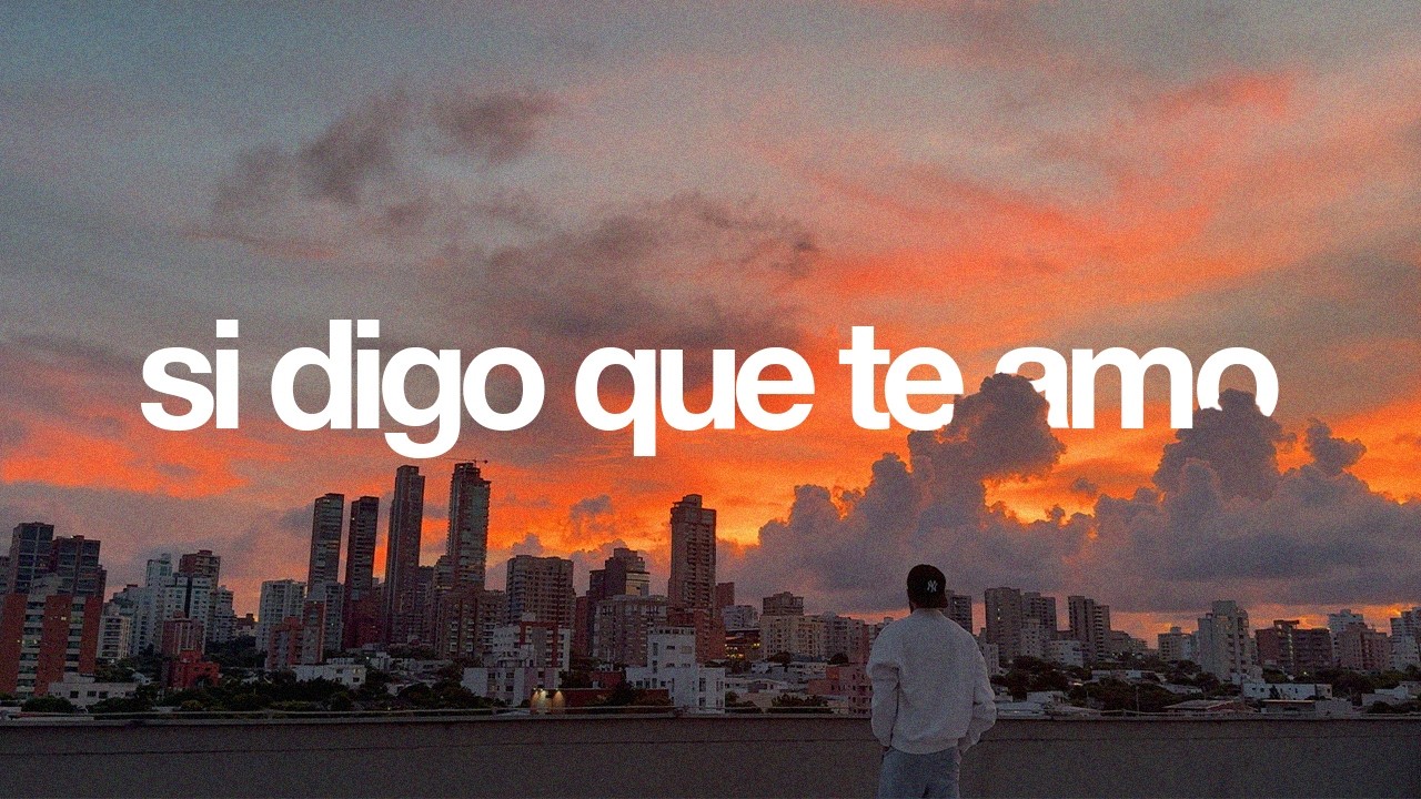 Diego Castro - si digo que te amo (Lyric Video)