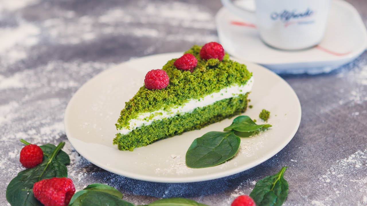 Easy FOREST MOSS Spinach Green Cake 🍃🍰 | Quick & DELICIOUS!