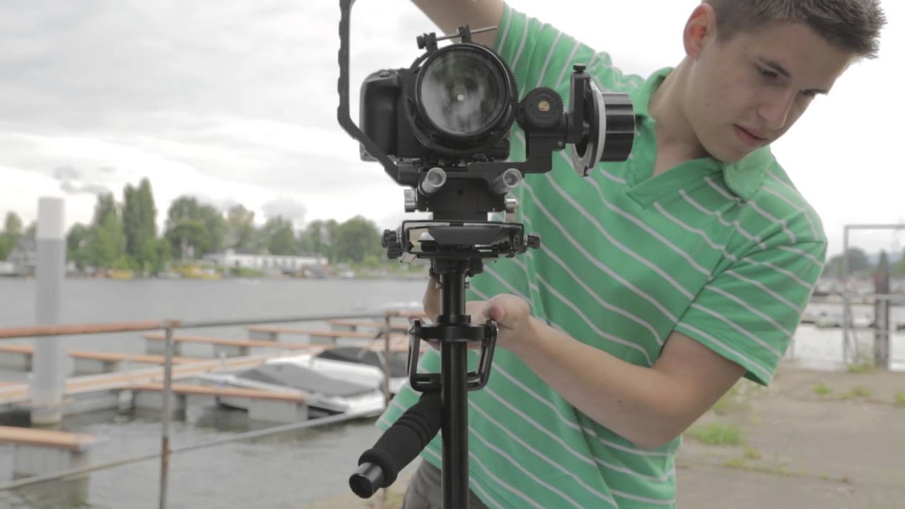 Flycam HD-5000 Video Camera Stabilizer Handheld Steadycam + Comfort Arm Vest | Assembly + Test Shots