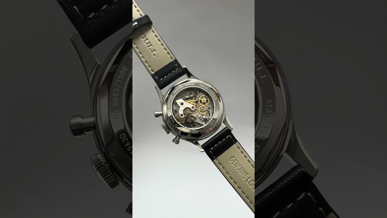 Seagull 1963 Reissue Sapphire Display Case Back Limited Edition 38mm