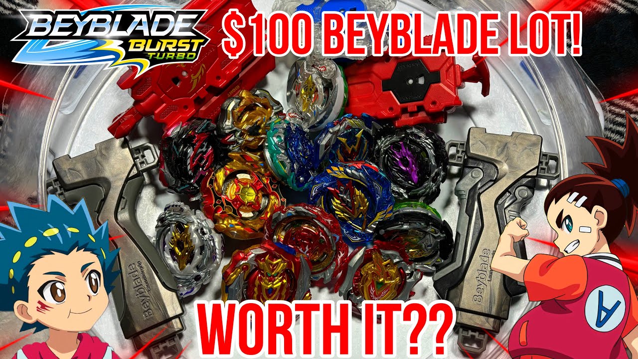 INSANE BEYBLADE BURST CHO Z/TURBO LOT!! Rare Beyblades, Parts, Launchers, etc!!