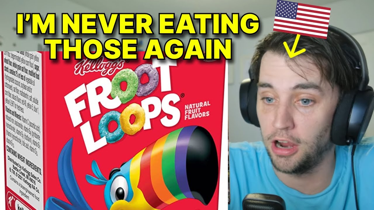 American reacts to American food BANNED in Europe!