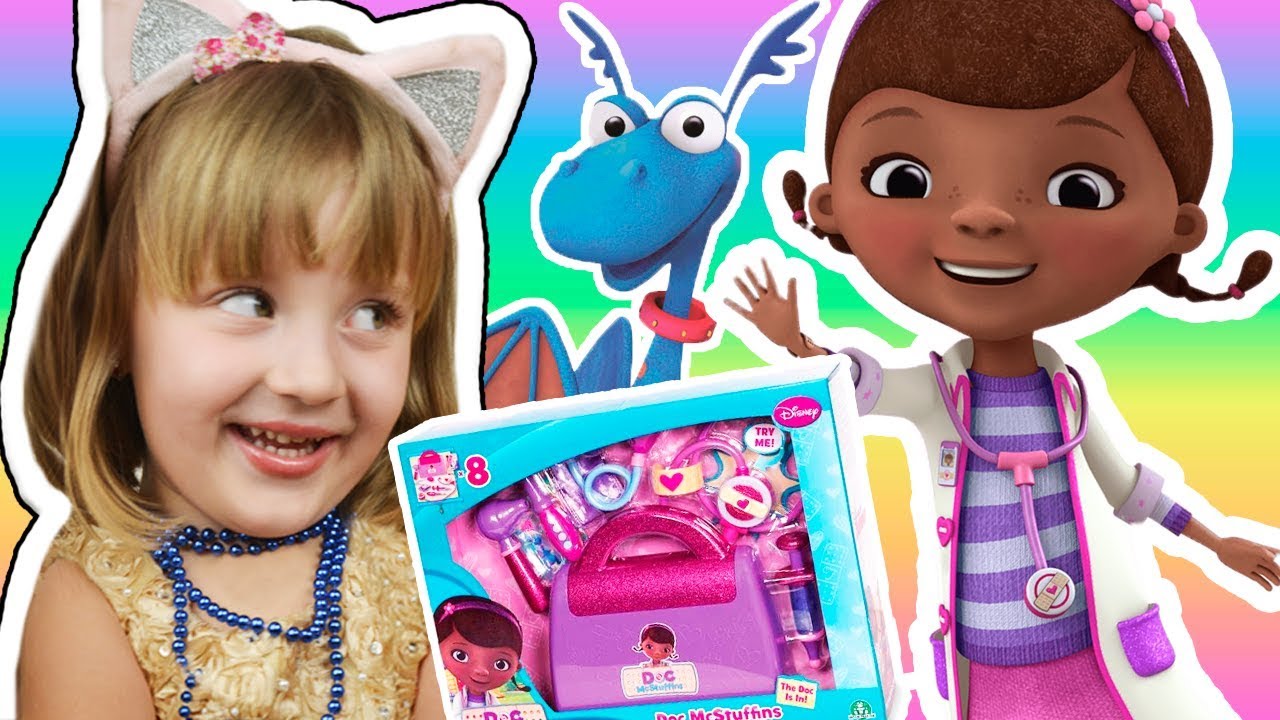 Eva ProShka and Doc McStuffins Doctor's Bag Playset Disney Toys for Kids