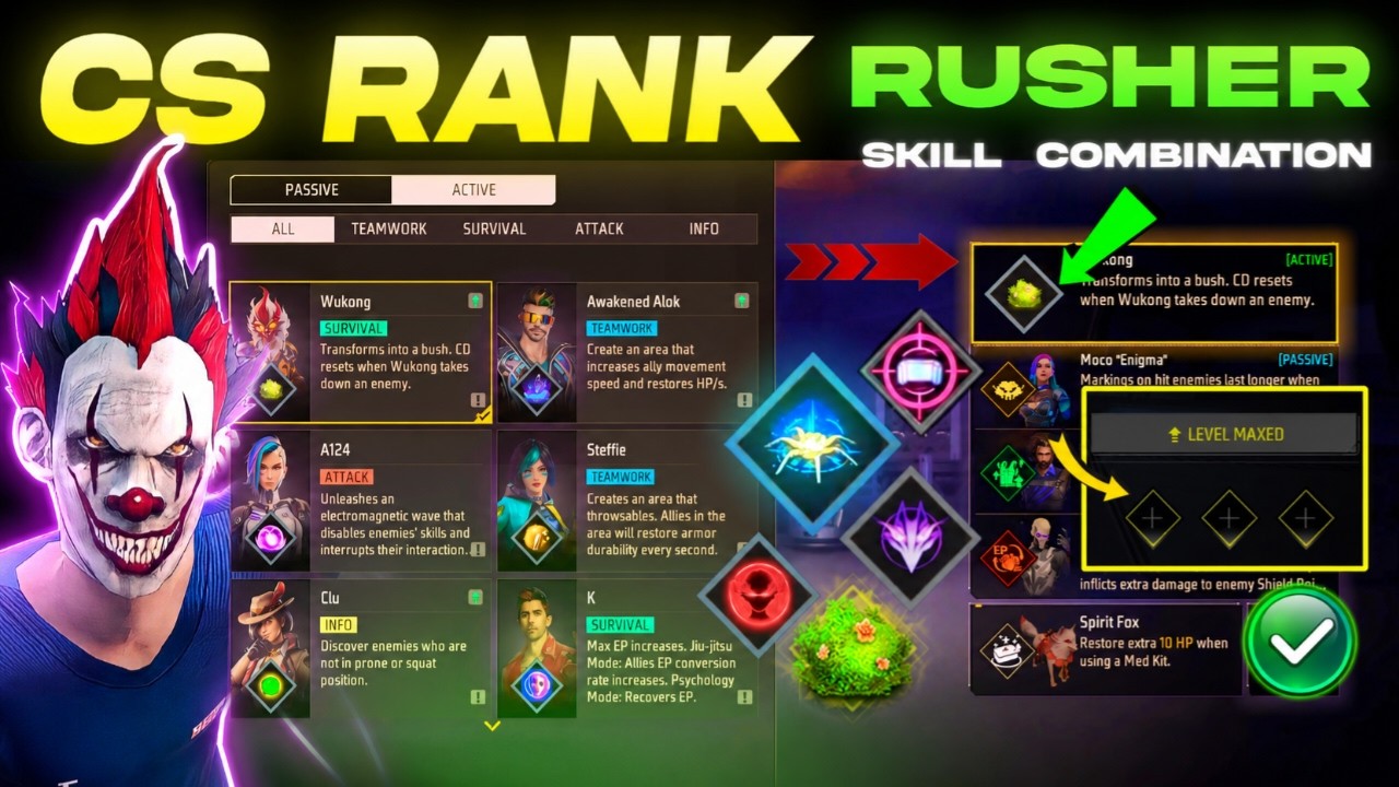 4 June 2026 🔥 NEW SEASON CS RANK COMBINATION | Best Character Skill for CS rank