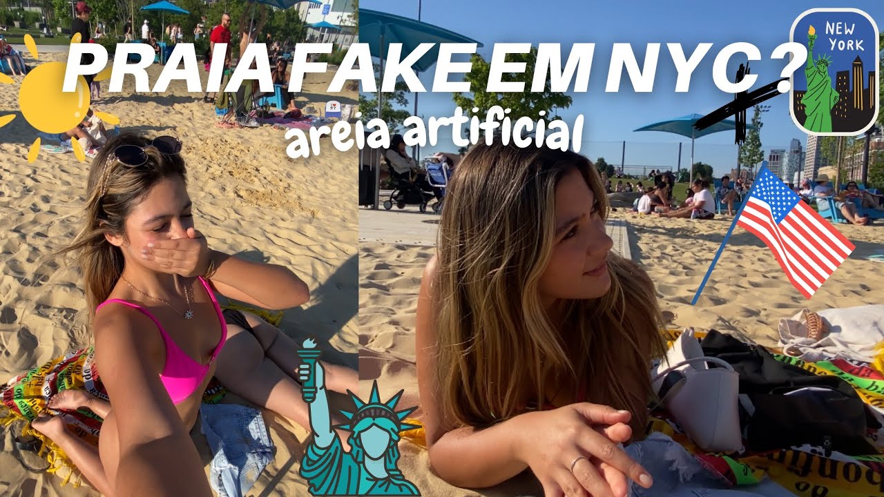 CONHECENDO A “PRAIA” DE NYC🐚🌊⛱️🗽