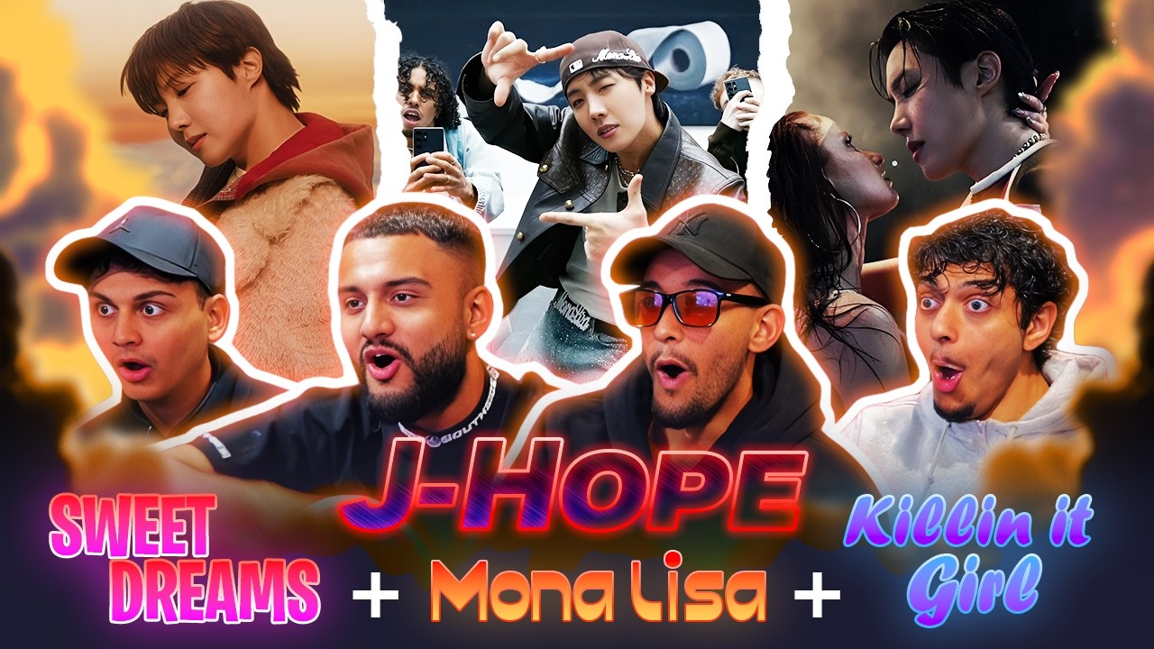 OUR FIRST TIME WATCHING J-HOPE MVS!! | 'Sweet Dreams' + 'Mona Lisa' + 'Killin' it Girl'