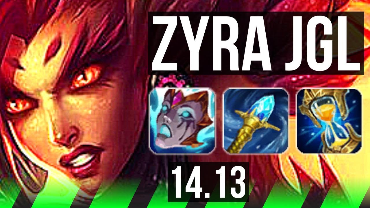 ZYRA vs BRAND (JGL) | Rank 1 Zyra, Rank 7, 37k DMG | VN Challenger | 14.13