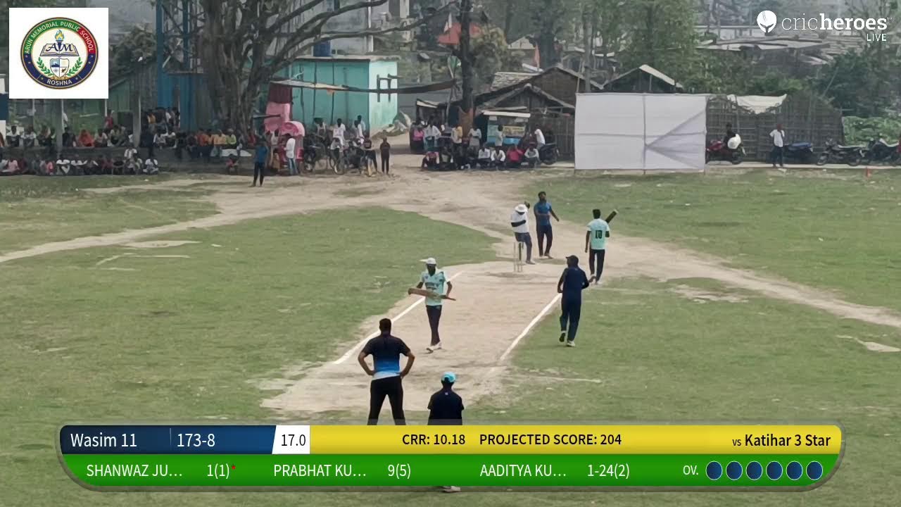 Wasim 11 vs Katihar 3 Star live cricket match | Netaji Subhash Challengers Trophy,Roshna live - Ros