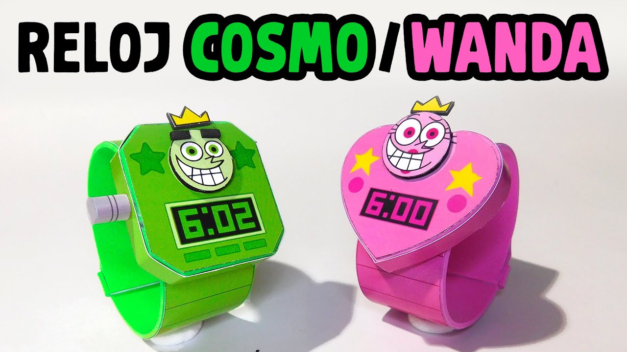 CÓMO HACER Reloj Cosmo y Wanda - Los Padrinos Mágicos