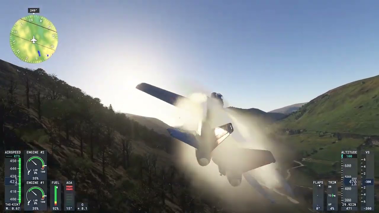 Casual Mach Loop Fly Through 