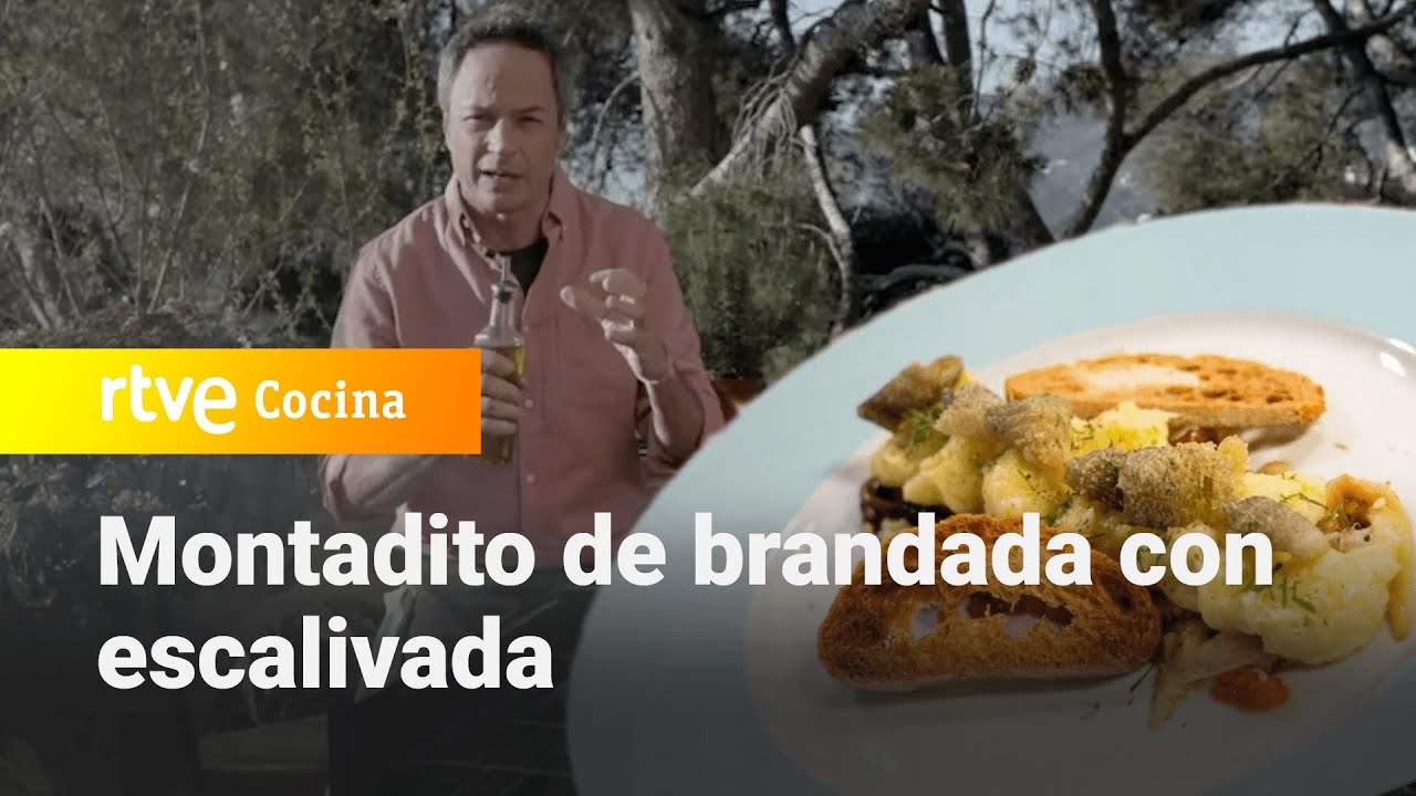 Montadito de brandada con escalivada - Menudos Torres | RTVE Cocina