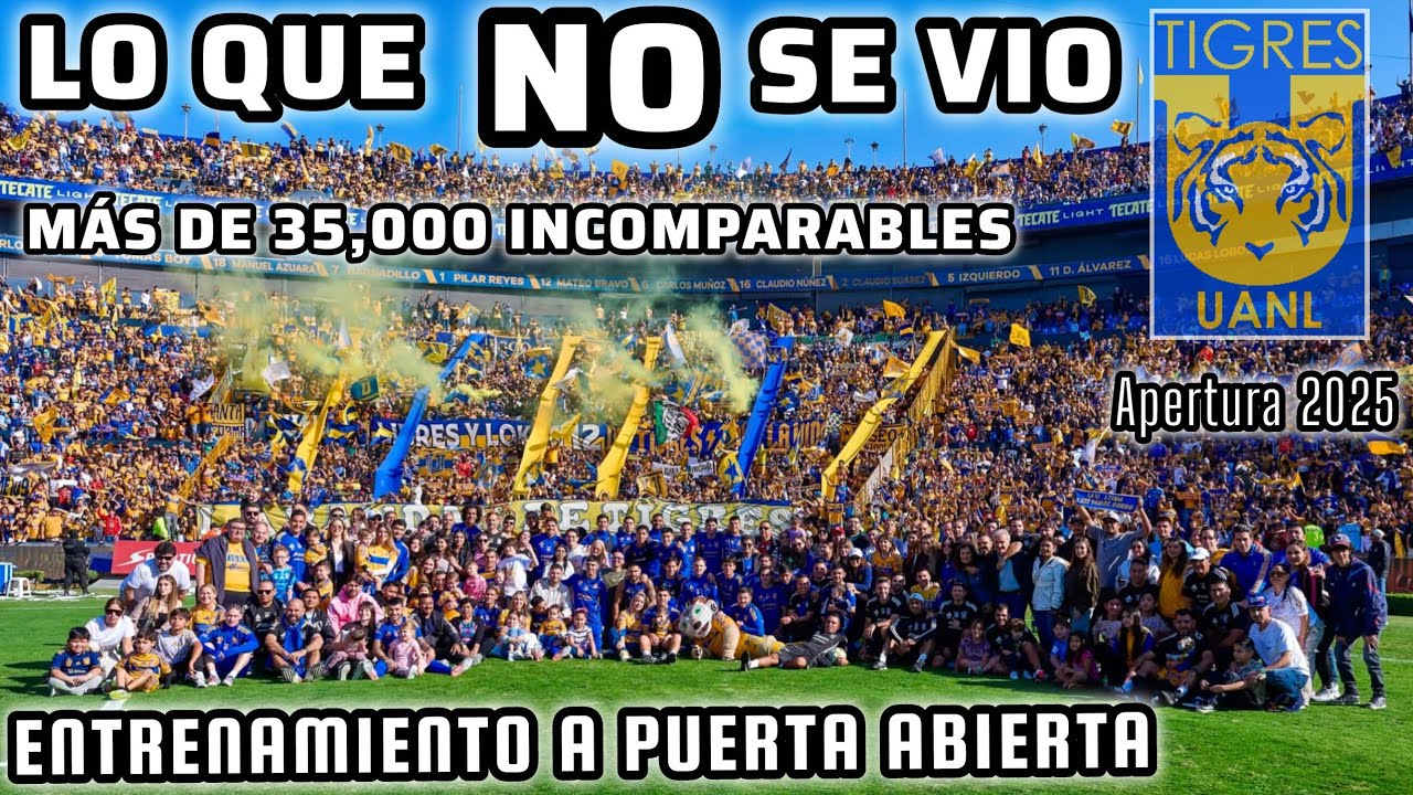 Entrenamiento a puerta abierta TIGRES UANL previo a FINAL DE VUELTA vs Toluca #tigresuanl #ligamx 