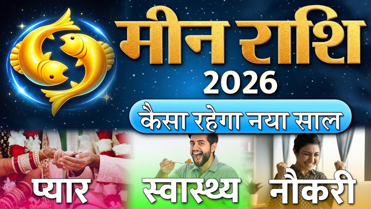 पैसा, प्यार और करियर का पूरा सच &ndash; मीन राशि 2026 कैसा रहेगा नया साल?