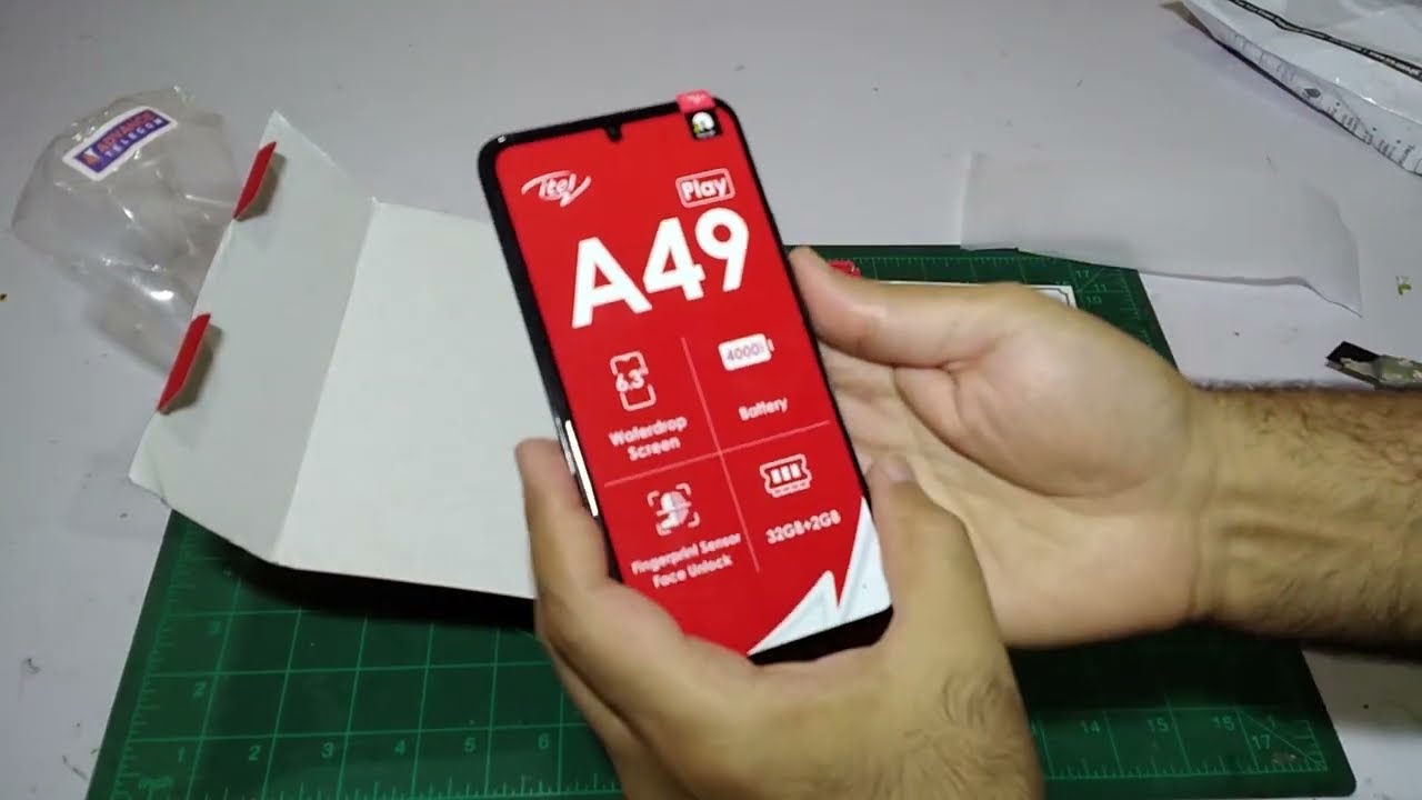 Itel A49 play unboxing - 4000mah Battery 32GB storage and 2GB RAM