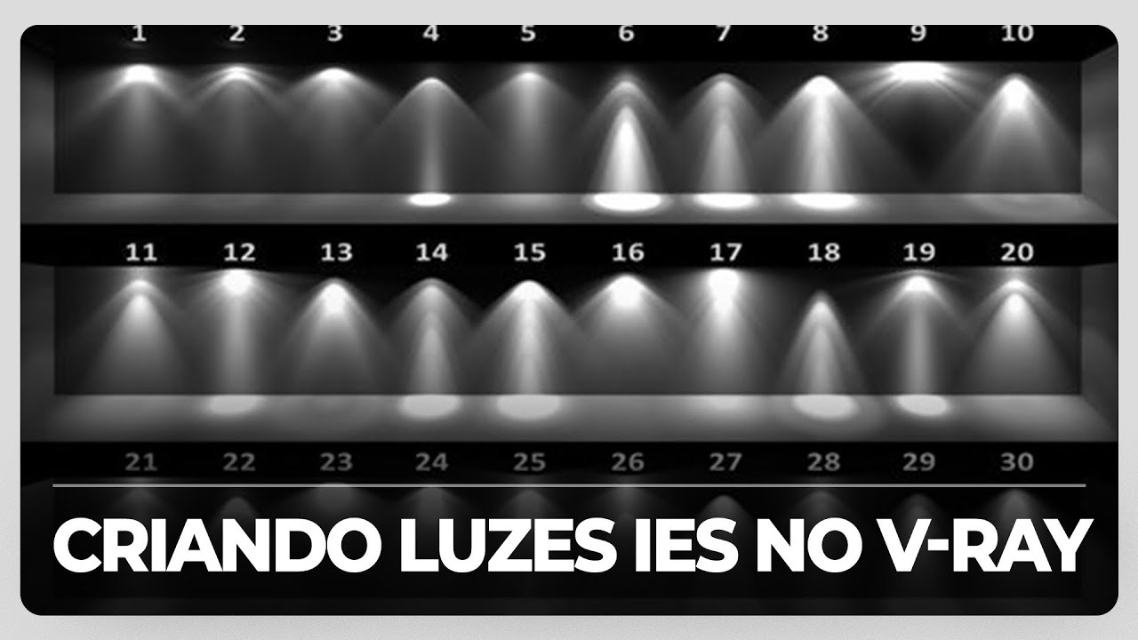 Como criar luzes IES no V-Ray