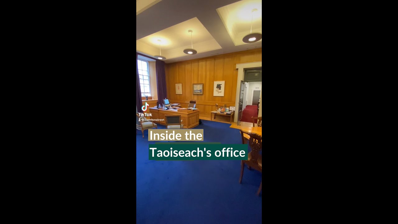Behind the scenes in the Taoiseach&rsquo;s office #Taoiseach #ireland #irish #politics