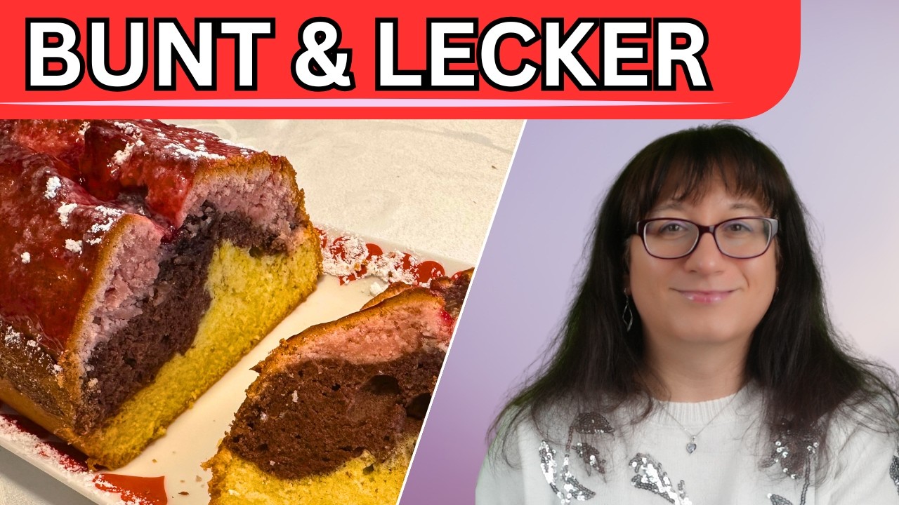 Bunter Marmorkuchen &ndash; einfaches Rezept f&uuml;r Backspa&szlig; mit der ganzen Familie!