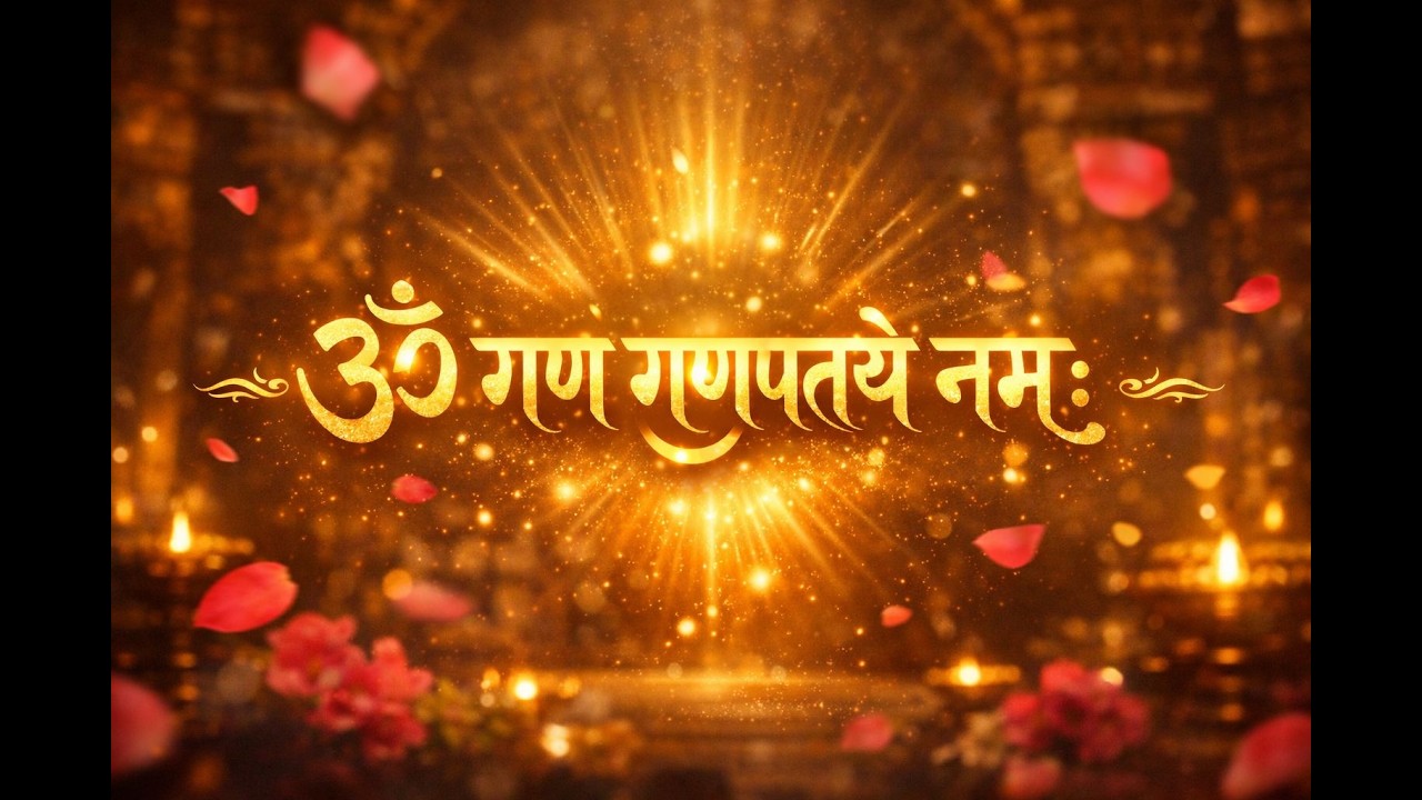 ॐ गं गणपतये नमः | सकारात्मक ऊर्जा के लिए मंत्र #GaneshMantra #ShreeGanesh #bhaktishorts