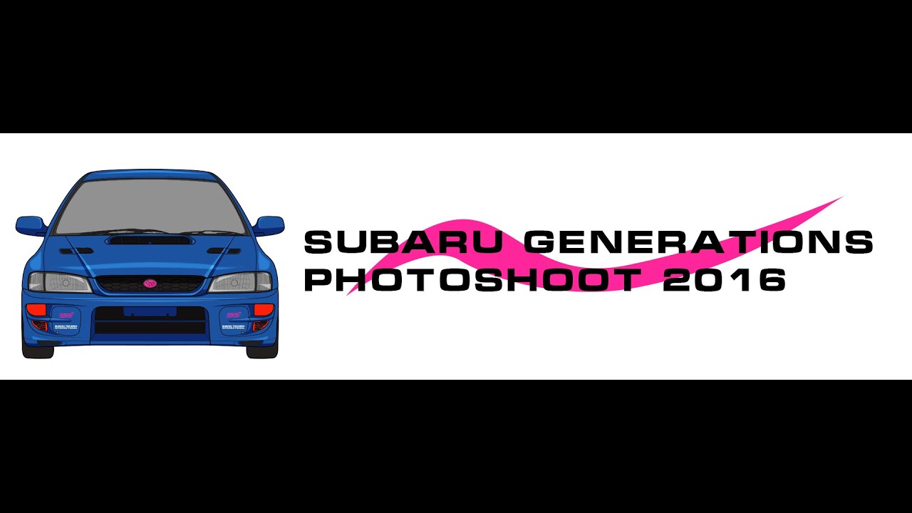 Subaru Generations Photoshoot 2016 South Africa - Showreel